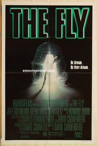 v466 FLY one-sheet movie poster '86 David Cronenberg, Jeff Goldblum