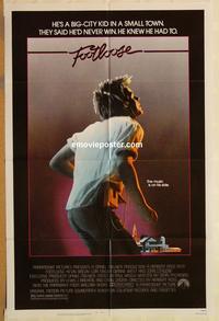 v470 FOOTLOOSE one-sheet movie poster '84 dancin' Kevin Bacon!