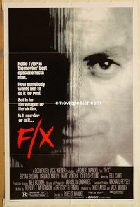 v425 F/X one-sheet movie poster '86 Bryan Brown, Brian Dennehy