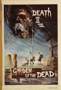 v511 GARDEN OF THE DEAD one-sheet movie poster '72 Duncan McLeod, Frost