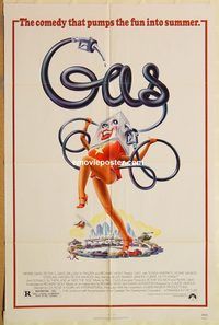 v512 GAS one-sheet movie poster '81 Susan Anspach, Howie Mandel