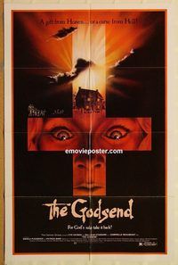 v538 GODSEND one-sheet movie poster '80 or a curse from Hell!