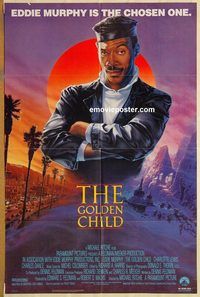 v543 GOLDEN CHILD one-sheet movie poster '86 chosen one Eddie Murphy!