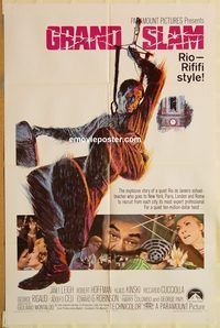 v554 GRAND SLAM one-sheet movie poster '68 Janet Leigh, Klaus Kinski