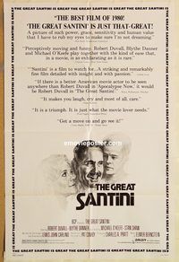 v561 GREAT SANTINI one-sheet movie poster '79 Robert Duvall, Blythe Danner