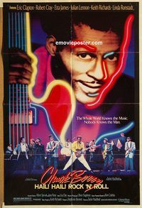 v571 HAIL HAIL ROCK 'N' ROLL one-sheet movie poster '87 Chuck Berry