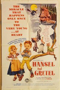 v580 HANSEL & GRETEL one-sheet movie poster R65 Kinemins!