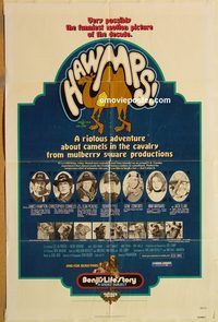 v595 HAWMPS one-sheet movie poster '76 Slim Pickens, Military Camels!