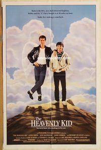 v602 HEAVENLY KID one-sheet movie poster '85 Lewis Smith, Jason Gedrick