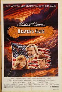 v603 HEAVEN'S GATE int'l one-sheet movie poster '81 Kristofferson, Walken