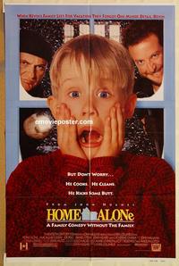 v616 HOME ALONE one-sheet movie poster '90 Macaulay Culkin, Stern
