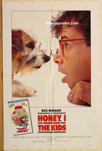 v619 HONEY I SHRUNK THE KIDS/TUMMY TROUBLE DS one-sheet movie poster '89