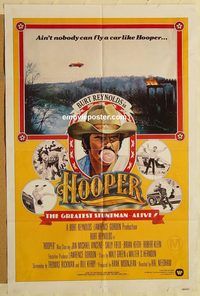 v622 HOOPER one-sheet movie poster '78 Burt Reynolds, Jan-Michael Vincent