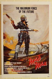 v743 MAD MAX one-sheet movie poster R83 classic Mel Gibson, George Miller