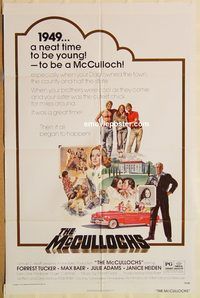 v755 McCULLOCHS one-sheet movie poster '75 Forrest Tucker, Max Baer