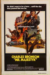 v781 MR MAJESTYK style B one-sheet movie poster '74 Charles Bronson