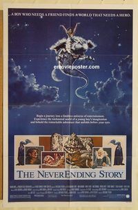 v793 NEVERENDING STORY one-sheet movie poster '84 Wolfgang Petersen