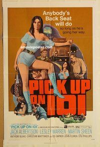 v836 PICK UP ON 101 one-sheet movie poster '72 sexy Lesley Ann Warren!