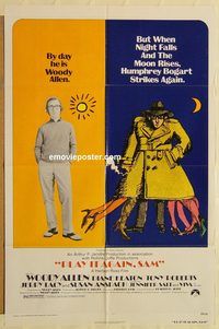 v843 PLAY IT AGAIN SAM one-sheet movie poster R76 Woody Allen, Keaton