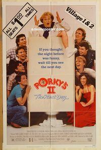 v855 PORKY'S 2: THE NEXT DAY one-sheet movie poster '83 Bob Clark