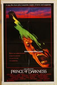 v871 PRINCE OF DARKNESS one-sheet movie poster '87 John Carpenter