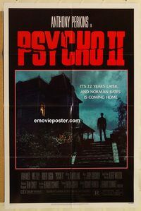 v878 PSYCHO 2 one-sheet movie poster '83 Anthony Perkins, Vera Miles