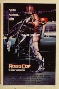 v905 ROBOCOP one-sheet movie poster '87 Paul Verhoeven, classic sci-fi!