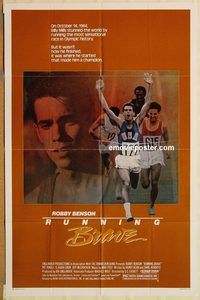 v915 RUNNING BRAVE one-sheet movie poster '83 Robby Benson, Olympics!