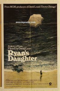 v918 RYAN'S DAUGHTER style B one-sheet movie poster '70 Robert Mitchum