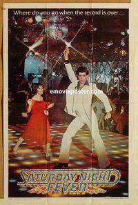 v923 SATURDAY NIGHT FEVER commercial poster '77 Travolta