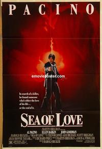 v931 SEA OF LOVE DS one-sheet movie poster '89 Al Pacino, Ellen Barkin