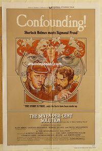 v941 SEVEN-PER-CENT SOLUTION one-sheet movie poster '76 Sherlock Holmes