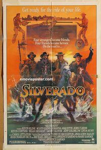 v951 SILVERADO one-sheet movie poster '85 Kevin Kline, Kevin Costner