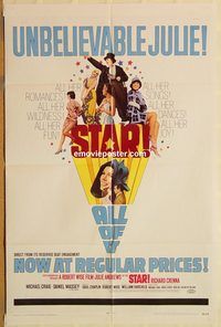 v970 STAR one-sheet movie poster '68 Julie Andrews, Richard Crenna