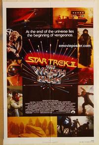v971 STAR TREK 2 one-sheet movie poster '82 Leonard Nimoy, Shatner