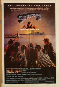v987 SUPERMAN 2 one-sheet movie poster '81 Christopher Reeve