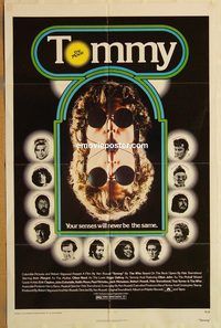 w039 TOMMY one-sheet movie poster '75 The Who, Roger Daltrey, rock&roll!