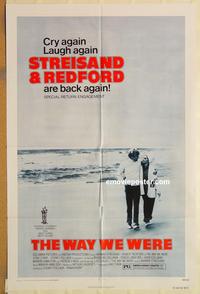 w083 WAY WE WERE one-sheet movie poster R75 Barbra Streisand, Redford