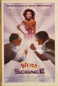 w086 WEIRD SCIENCE one-sheet movie poster '85 Kelly LeBrock