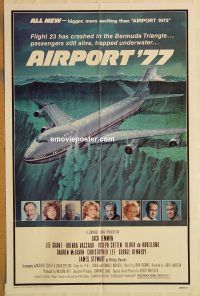 y038 AIRPORT '77 one-sheet movie poster '77 Lee Grant, Jack Lemmon