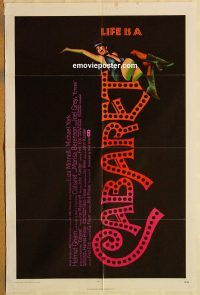 y171 CABARET one-sheet movie poster '72 Liza Minnelli, Bob Fosse, York