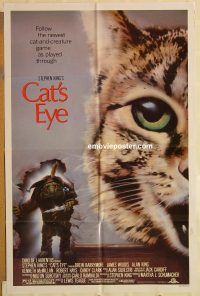 y200 CAT'S EYE one-sheet movie poster '85 Stephen King, Drew Barrymore