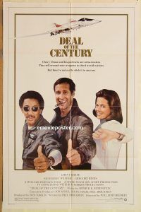y285 DEAL OF THE CENTURY one-sheet movie poster '83 Chevy Chase, Weaver
