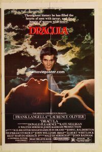 y324 DRACULA style B one-sheet movie poster '79 Frank Langella, Olivier