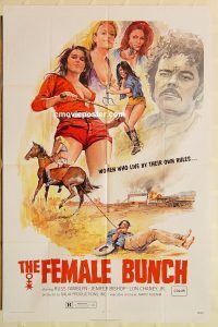 y370 FEMALE BUNCH one-sheet movie poster '69 sexy western!
