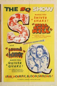 y602 KILL BABY KILL /SOUND OF HORROR one-sheet movie poster '67