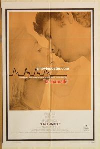 y620 LA CHAMADE one-sheet movie poster '69 Catherine Deneuve, French!
