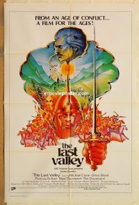 y636 LAST VALLEY int'l one-sheet movie poster '71 James Clavell, Caine
