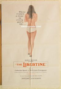 y650 LIBERTINE one-sheet movie poster '69 Radley Metzger, Catherine Spaak