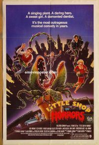 y661 LITTLE SHOP OF HORRORS one-sheet movie poster '86 Frank Oz